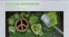 Desktop Screenshot of peaceloveandgardening.com