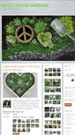 Mobile Screenshot of peaceloveandgardening.com